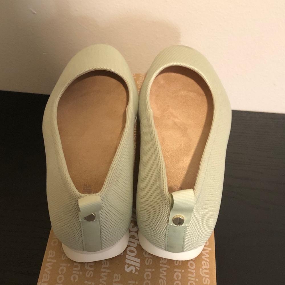 Dr. Scholl's Cream Mesh Ballet Flats - Picture 3 of 5